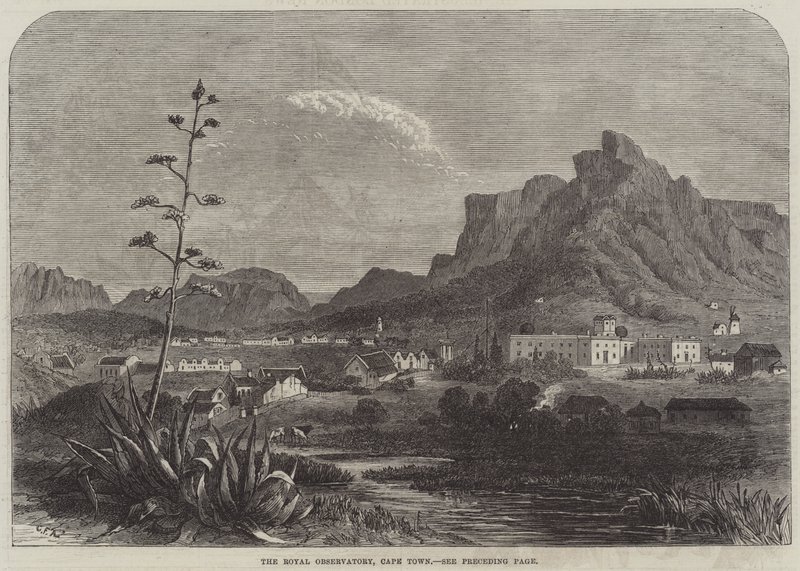 Het Koninklijk Observatorium, Kaapstad door George French Angas