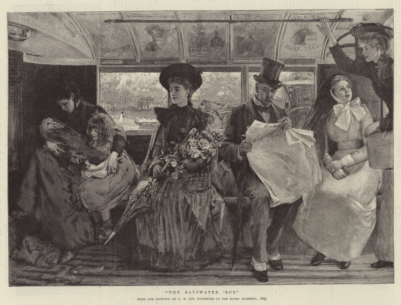 De Bayswater Bus door George William Joy