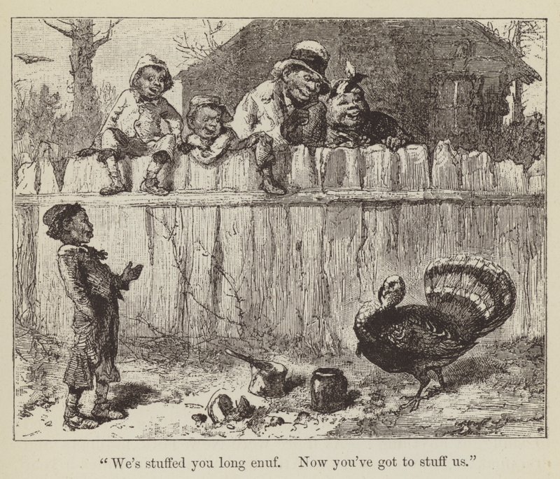 Thanksgiving Day door George Augustus Sala