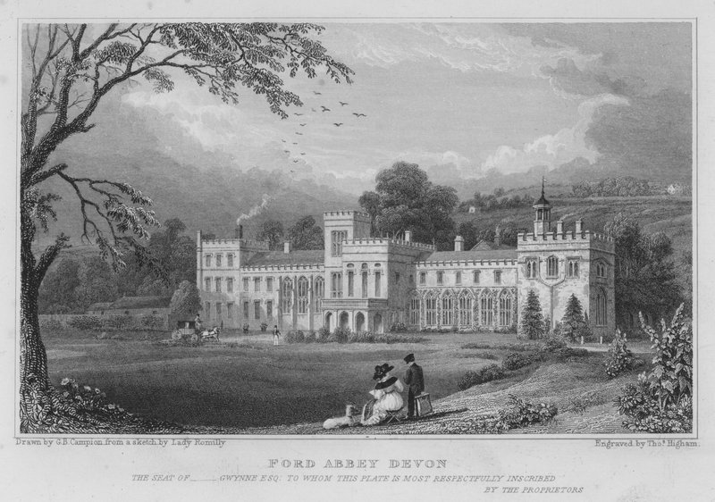 Ford Abbey, Devon door George Bryant Campion