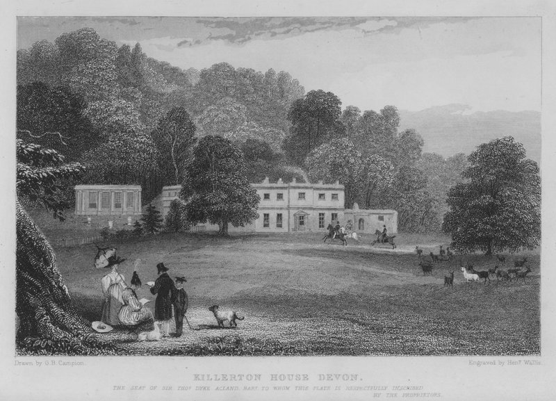 Killerton House, Devon door George Bryant Campion