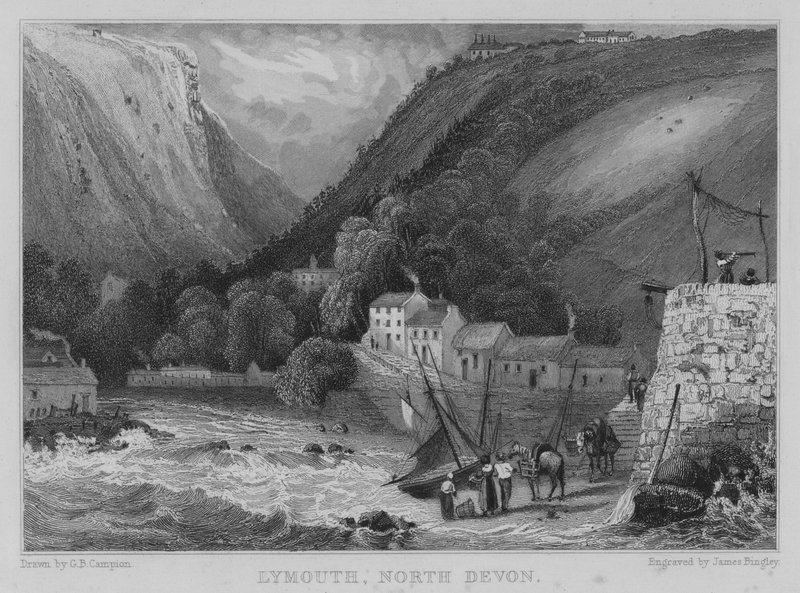 Lymouth, Noord-Devon door George Bryant Campion
