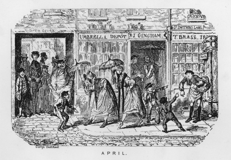 April door George Cruikshank