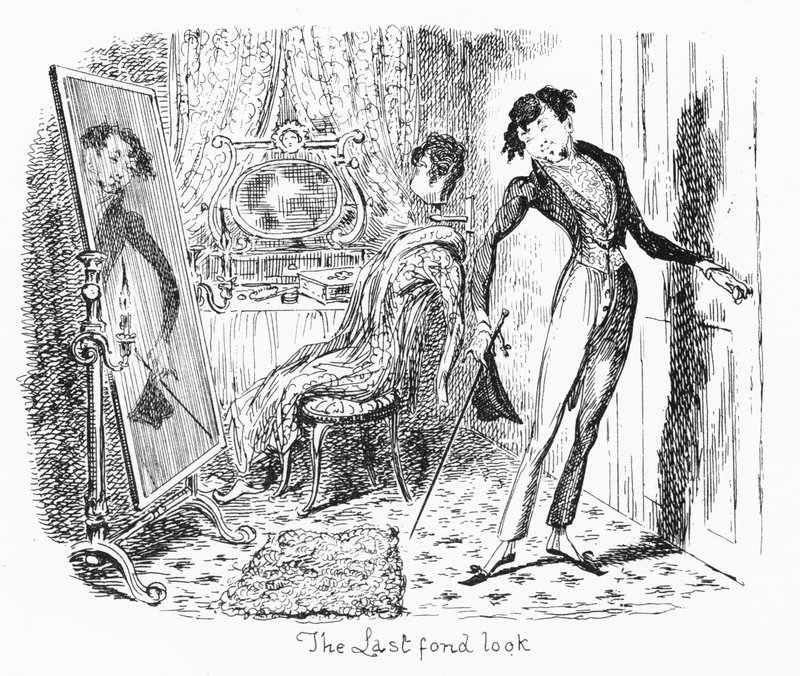 De laatste tedere blik door George Cruikshank