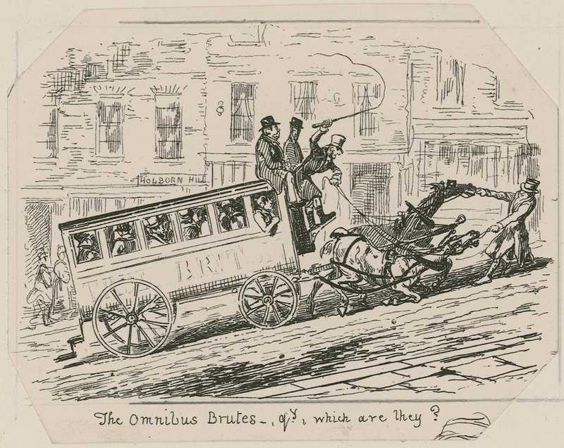 De omnibus bruten... wie zijn zij door George Cruikshank