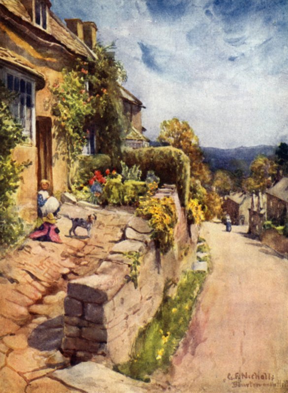 Bourton on the Hill door George Franck Nicholls