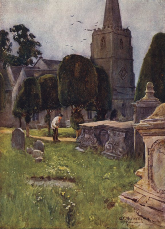 Painswick Kerk door George Franck Nicholls
