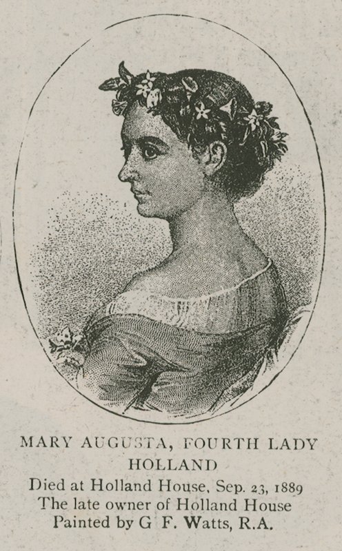 Mary Augusta, vierde Lady Holland door George Hawkins
