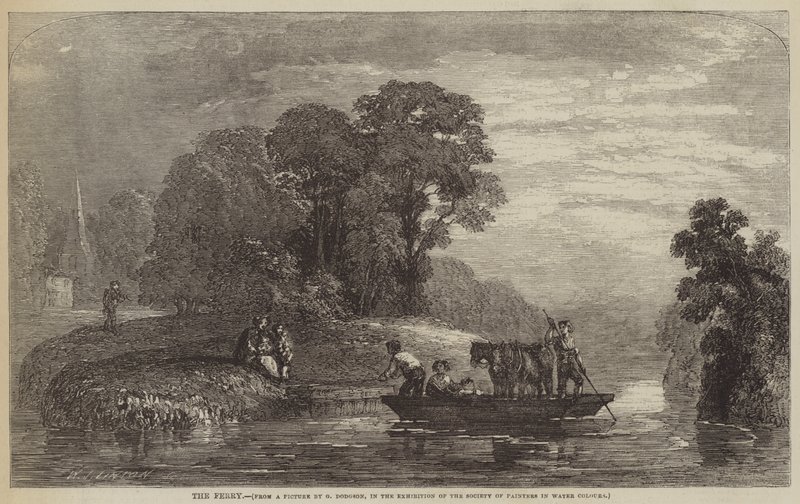 De veerboot door George Haydock Dodgson