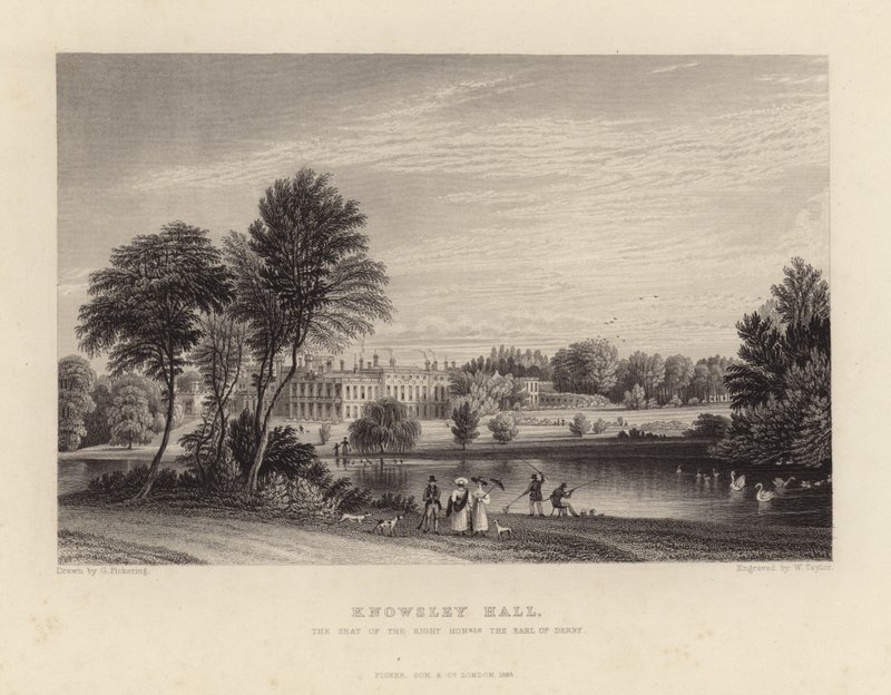 Knowsley Hall door George Pickering