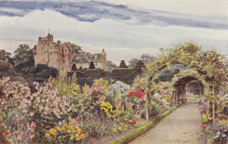 Crathes door George Samuel Elgood