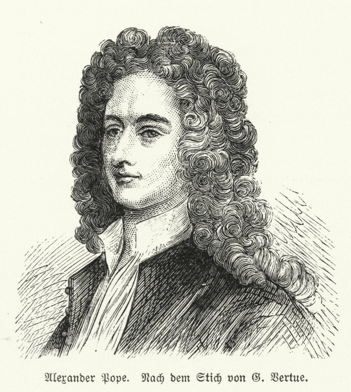 Alexander Pope, Engelse dichter door George after Vertue