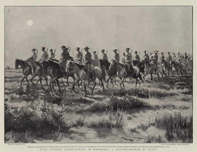 Met kolonel Baden-Powell in Mafeking, een verkenning 