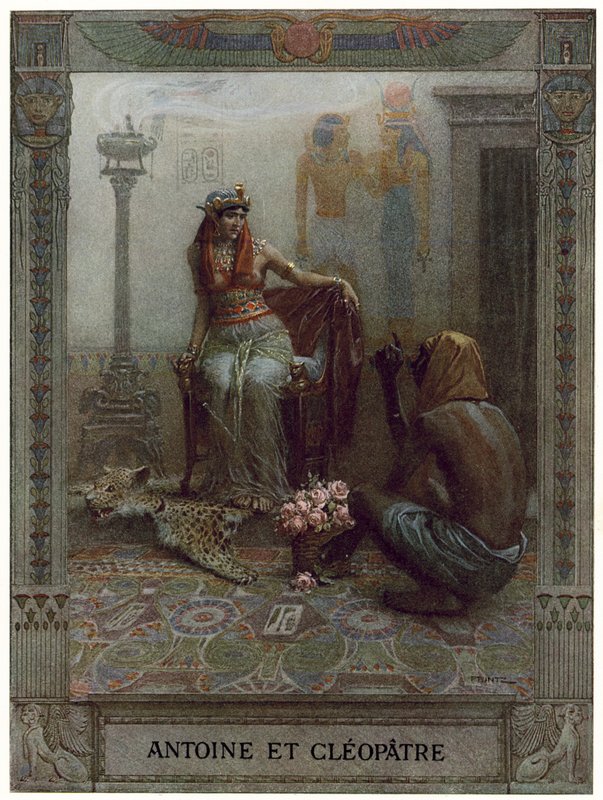 Antonius en Cleopatra door German School