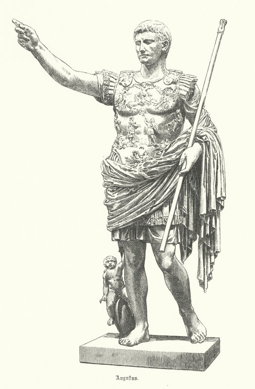 Augustus, Romeinse keizer door German School