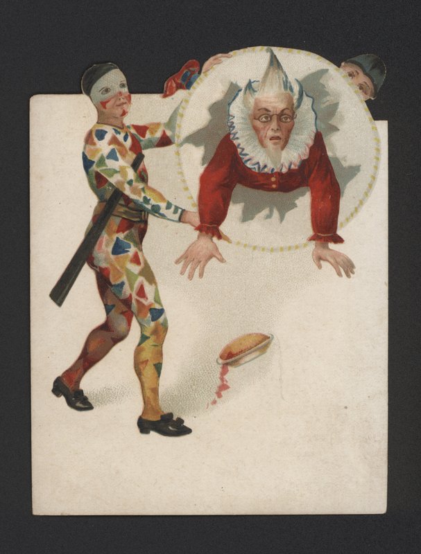 Clowns door German School