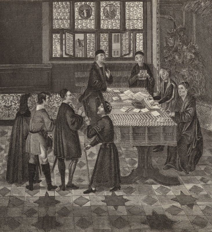 Rechtszaal door German School
