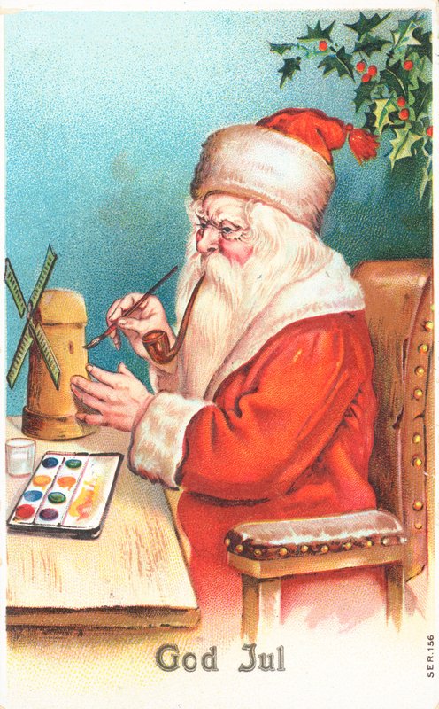 Kerstman door German School