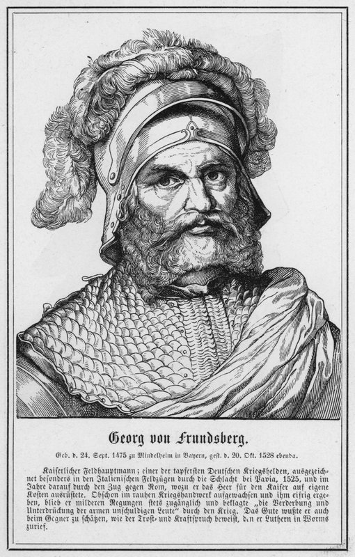 Georg von Frundsberg door German School