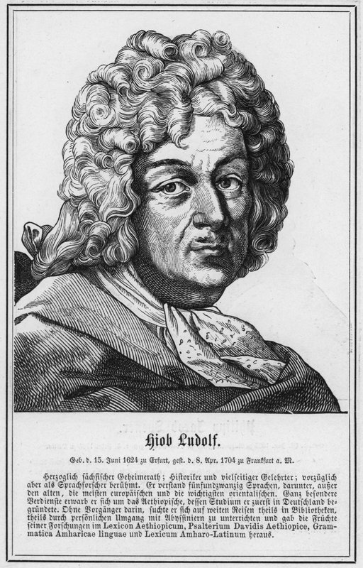 Hiob Ludolf (gravure) door German School
