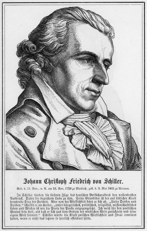 Johann Christoph Friedrich von Schiller door German School