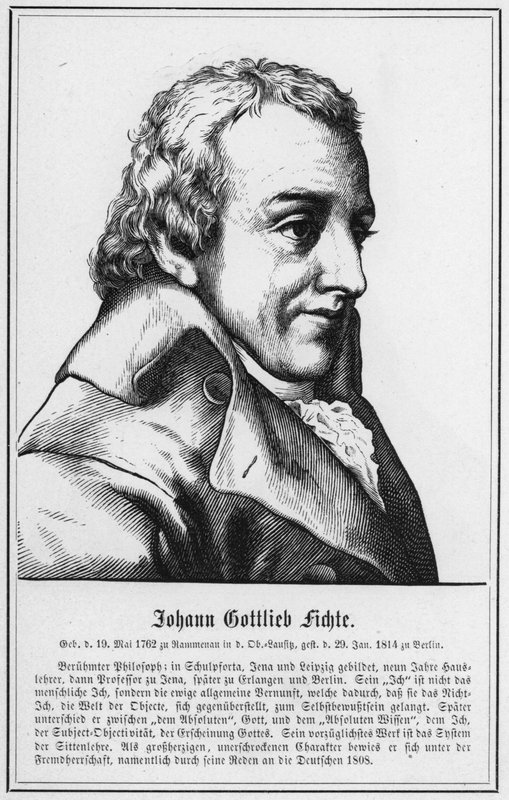 Johann Gottlieb Fichte door German School
