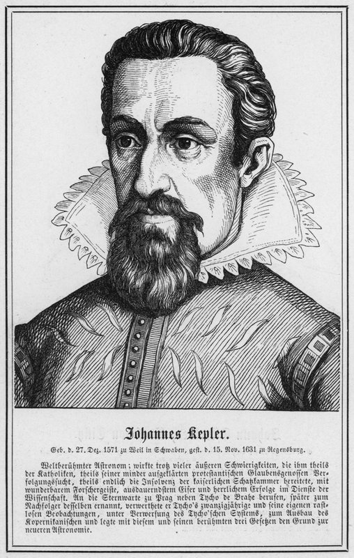 Johannes Kepler (gravure) door German School