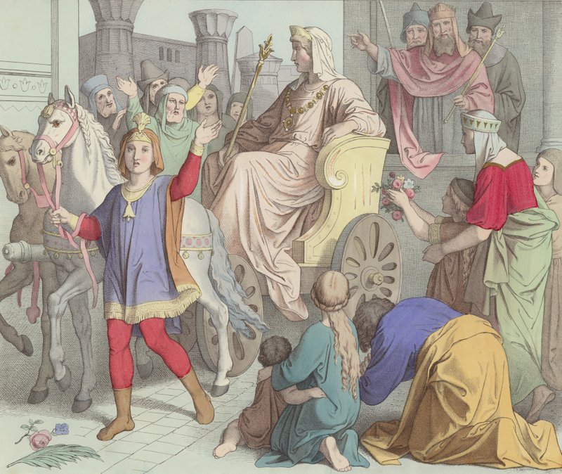 Jozef Gouverneur over Egypte door German School