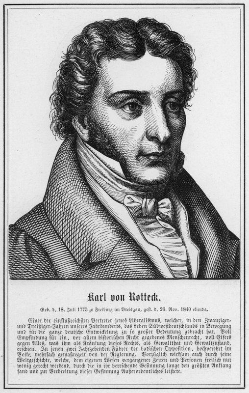 Karl von Rotteck door German School