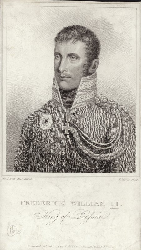Koning Frederik Willem III van Pruisen door German School