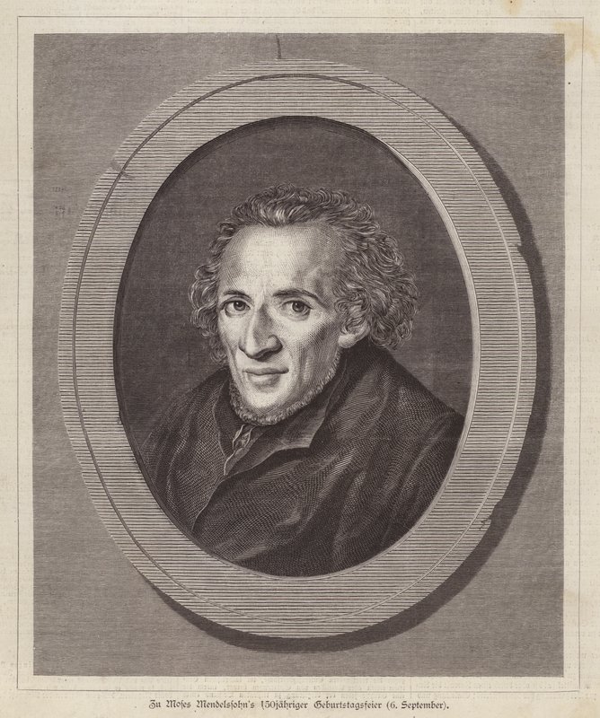 Moses Mendelssohn, Duitse Joodse filosoof door German School