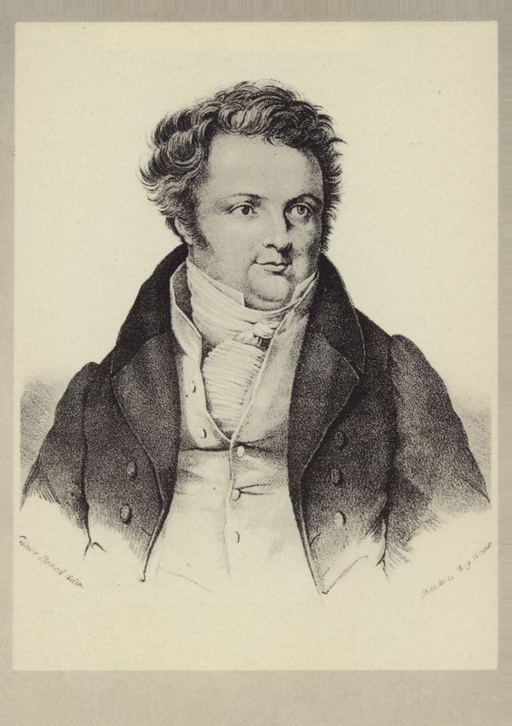 Portret van Heinrich Marschner door German School