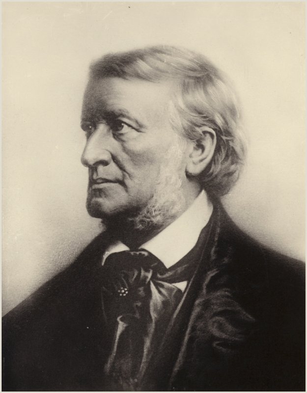 Portret van Richard Wagner door German School