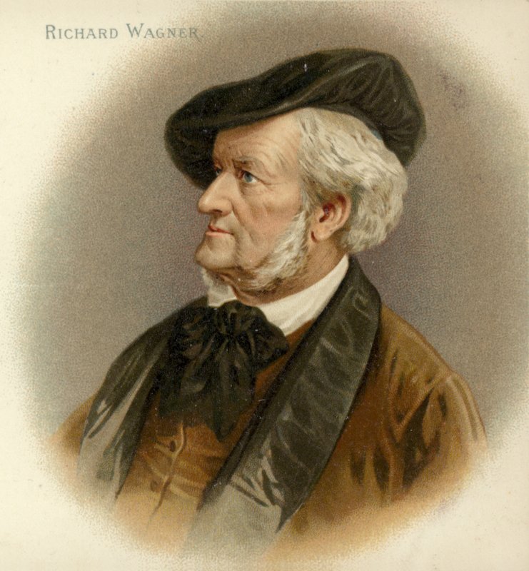Portret van Richard Wagner door German School