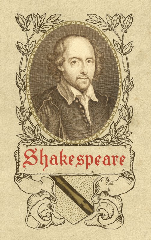 Portret van William Shakespeare door German School