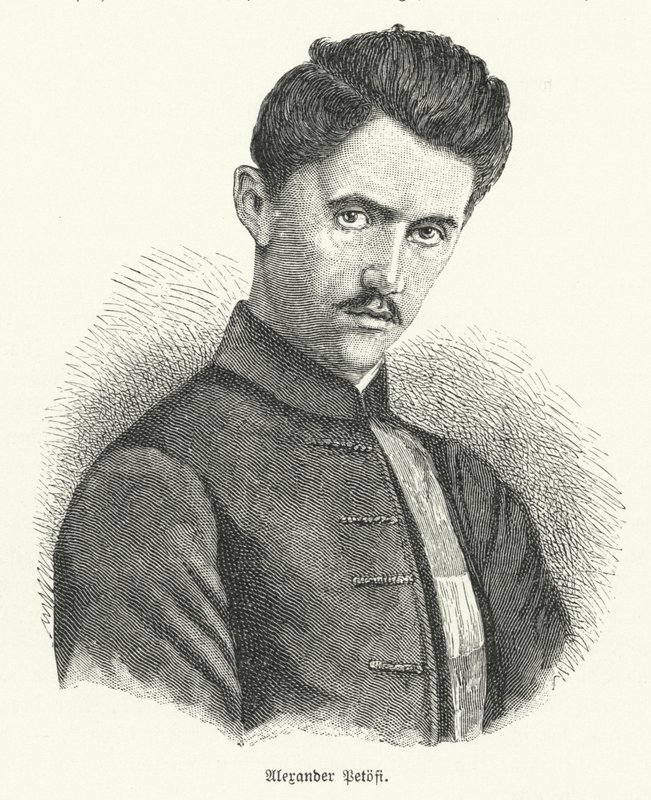 Sandor Petofi, Hongaarse dichter door German School