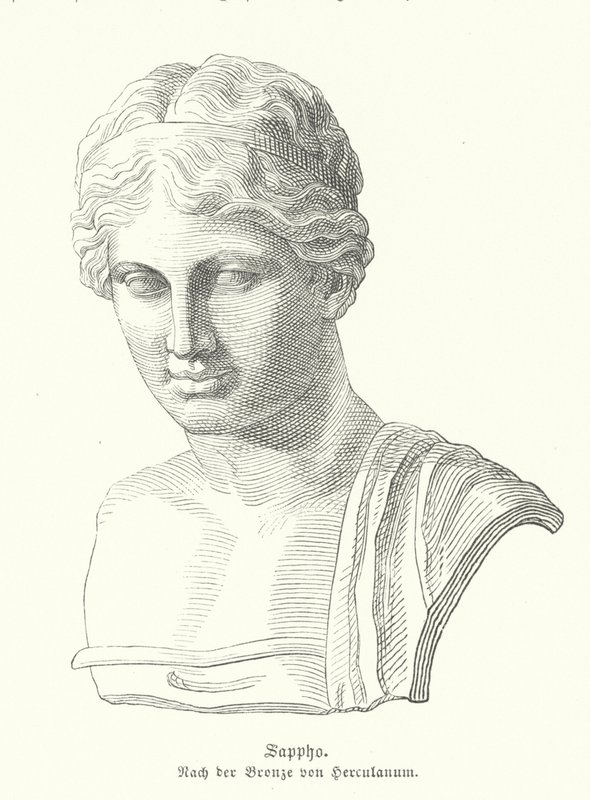 Sappho, Oud-Griekse dichteres door German School
