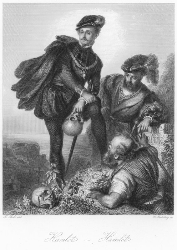 Scène uit Hamlet door German School