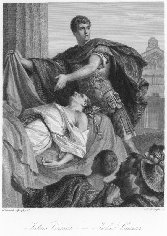 Scène uit Julius Caesar door German School