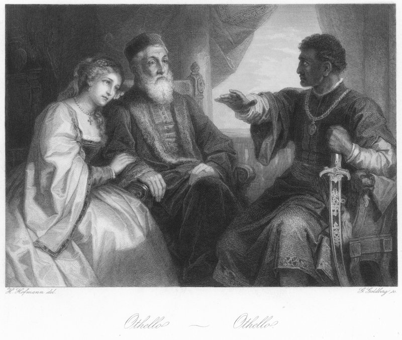 Scène uit Othello door German School