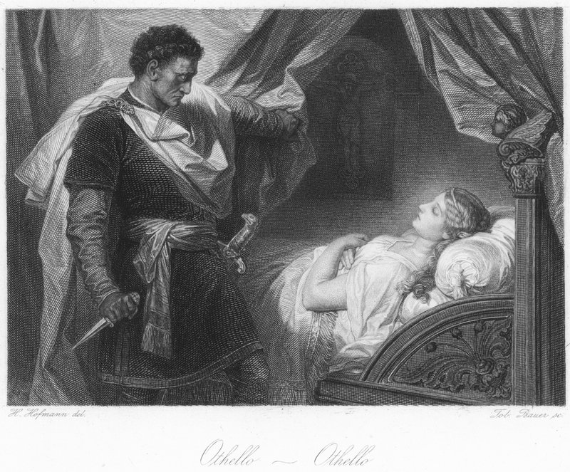 Scène uit Othello door German School