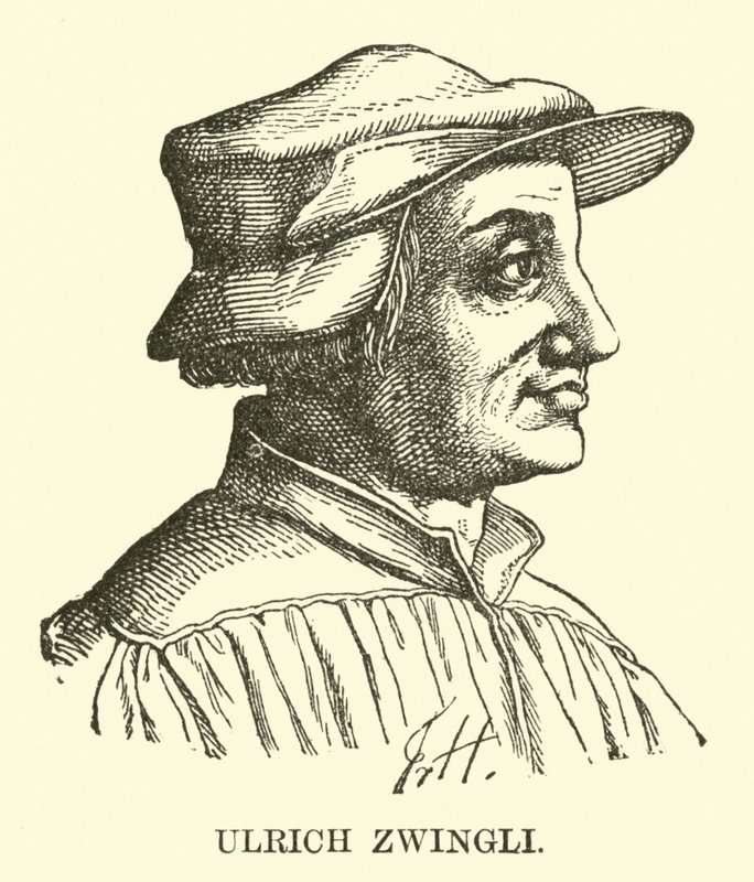 Ulrich Zwingli door German School