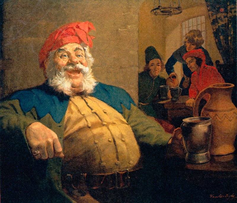 Sir John Falstaff door Gerritt Vandersyde