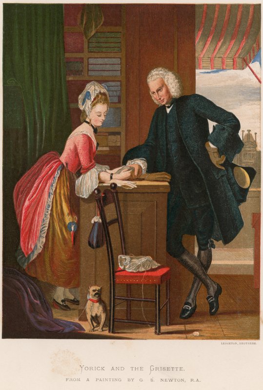 Yorick en de Grisette door Gilbert Stuart Newton