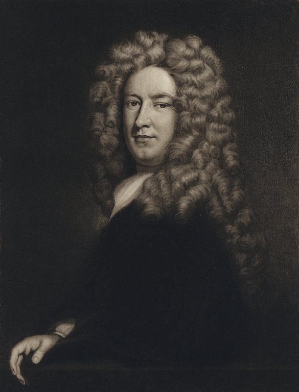 Sir Samuel Garth door Godfrey (after) Kneller