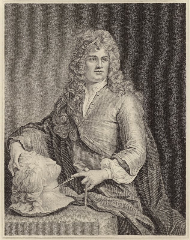 Grinling Gibbons door Godfrey Kneller