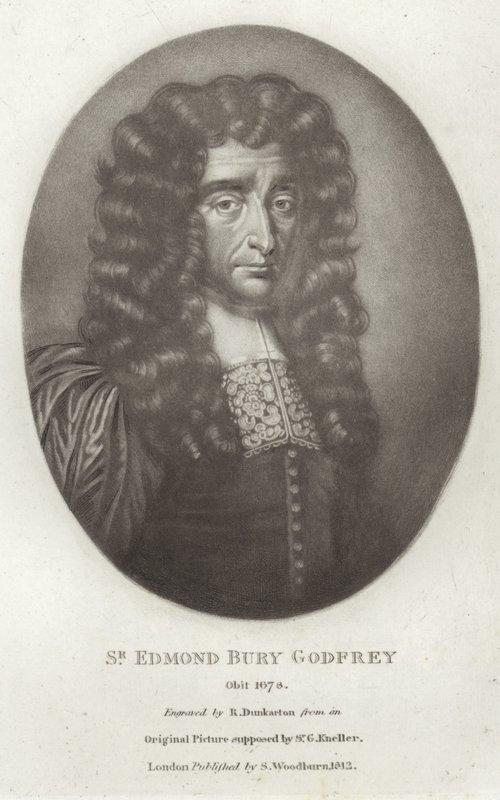 Sir Edmond Bury Godfrey door Godfrey Kneller