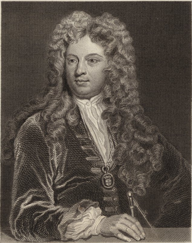 Sir John Vanbrugh door Godfrey Kneller