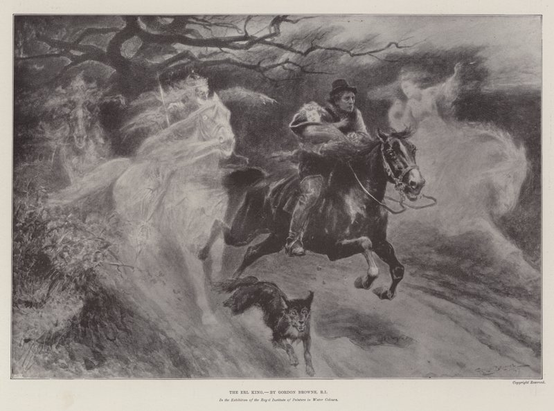 De Erlkoning door Gordon Frederick Browne