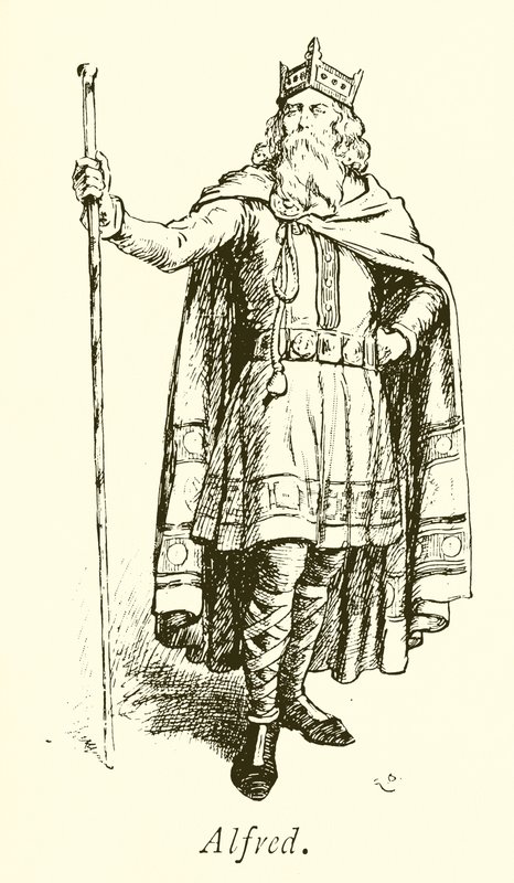 Koning Alfred de Grote door Gordon Frederick Browne